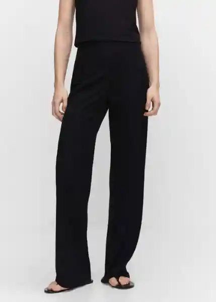 Pantalón Diego2 Negro Talla 28 Mujer Mango