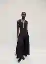 Vestido Jana Negro Talla S Mujer Mango