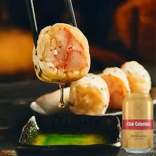 Combo Dinamita Roll + Club col. Dorada Lta 330ml