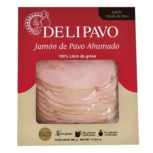 Delipavo Jamón de Pavo Ahumado Tajado 100% Muslo