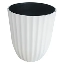 Marres Matera Plástico Blanco Líneas 26 cm