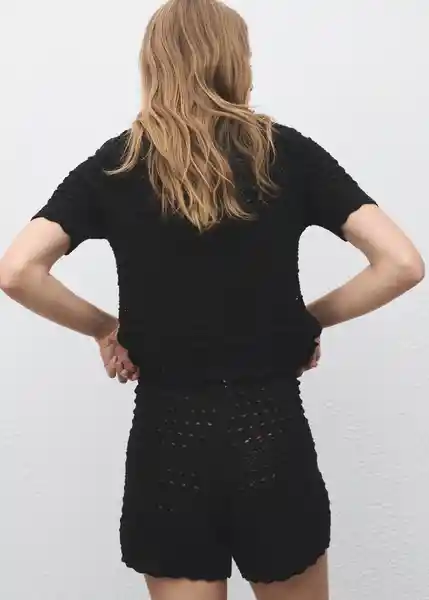 Cárdigan Situ Negro Talla XS Mujer Mango