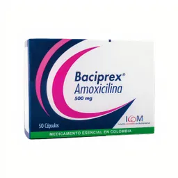 Icom Baciprex 500 Mg 50 Cap Rf