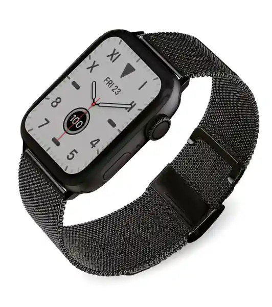 Nco Correa en Acero Inoxidable Para Apple Watch Gris Espacial