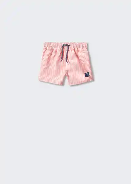 Short Bañador Cetareb Rojo Talla 51 Niños Mango