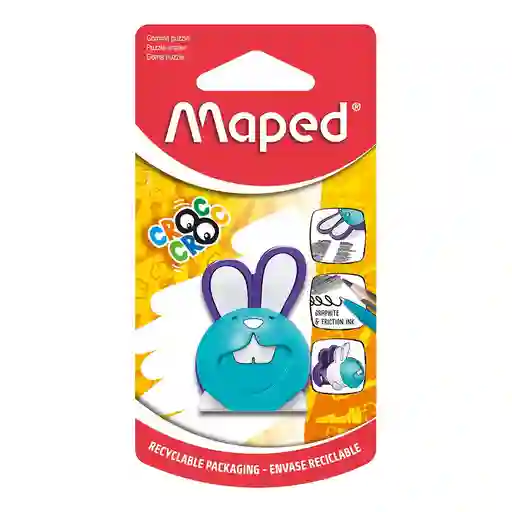 Maped Goma de Borrar Croc Puzzle Bunny