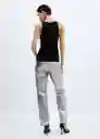Top Xrolly Negro Talla S Mujer Mango