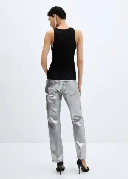 Top Xrolly Negro Talla S Mujer Mango