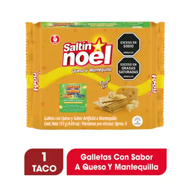 Saltin Noel Galletas Queso y Mantequilla