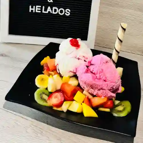 Ensalada con Helado