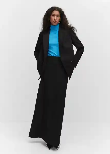 Jersey Luccac Turquesa Talla S Mujer Mango