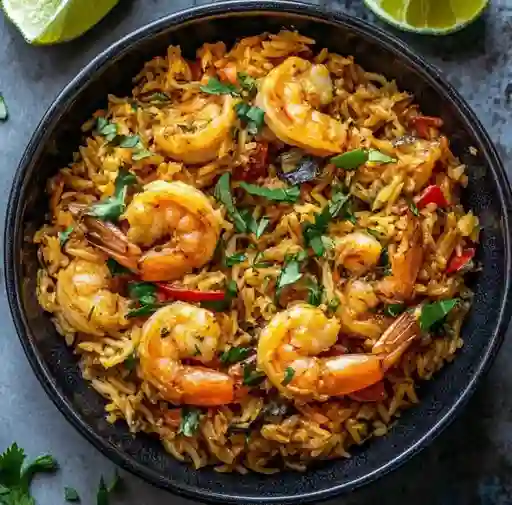 Arroz con camarón