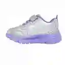 Los Gomosos Tenis Con Luces Orlova Niña Plata Talla 27