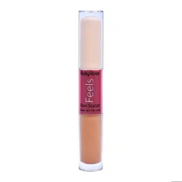 Ruby Rose Corrector y Contorno Duo Sculp Feels Coco Queimado 20