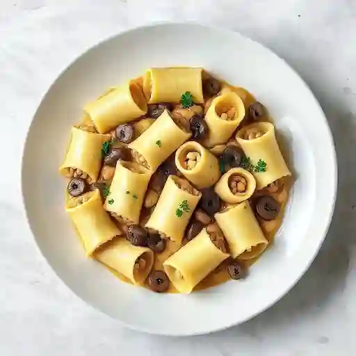 Canelloni Di Pollo y Champiñón