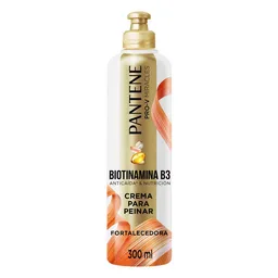 Pantene Crema Para Peinar Anticaída Biotinamina + B3 300 mL