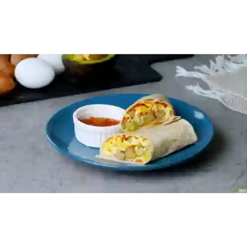 Burritos con Huevos Revueltos