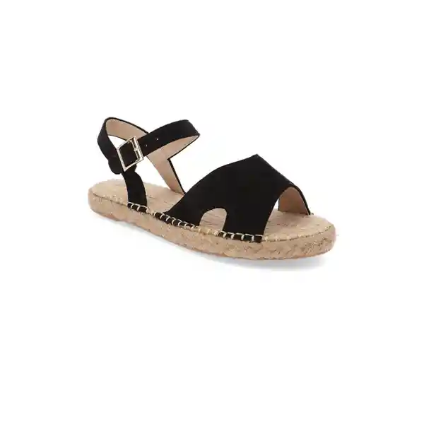 Sandalias Yute Bast Negro Talla 39