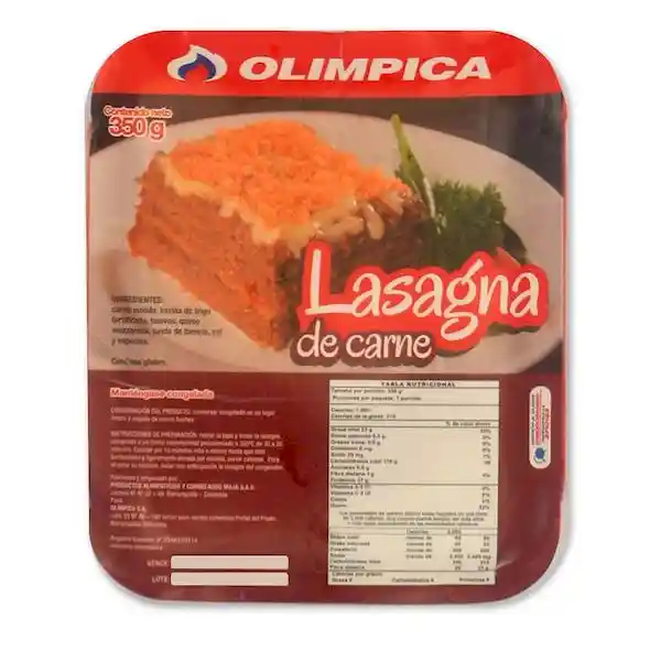 Olímpica Lasaña de Carne