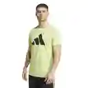 Adidas Camiseta Run It Tee Para Hombre Verde Talla S