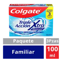 Crema Dental Colgate Triple Acción Extra Blancura