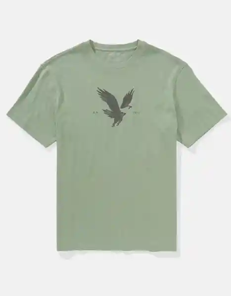 Camiseta Hombre Verde Talla XXL 4290300 American Eagle
