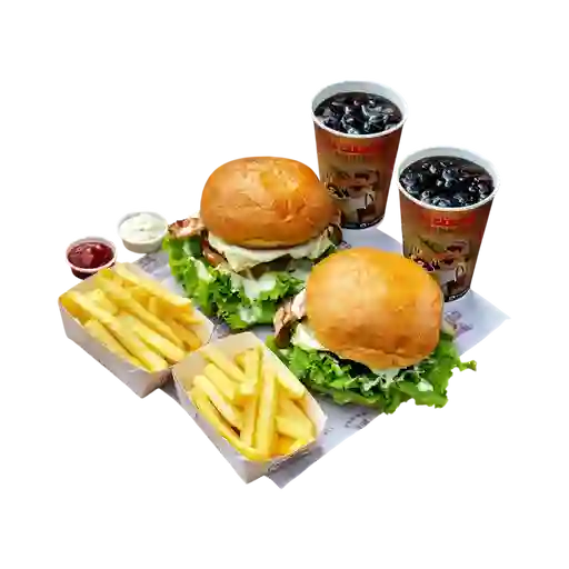 Combo Duo Hamburguesa Tradicional