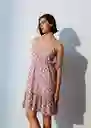 Vestido Playa Fresa Talla 19 Niñas Mango