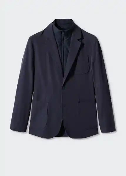 Blazer Americana Fisac Navy Talla 54 Hombre Mango