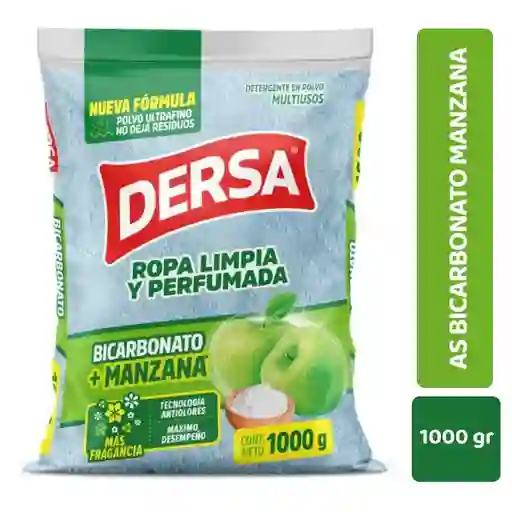 Dersa Detergente Polvo Multiusos Bicarbonato Manzana