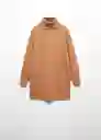 Vestido Taldora Camel Talla L Mujer Mango