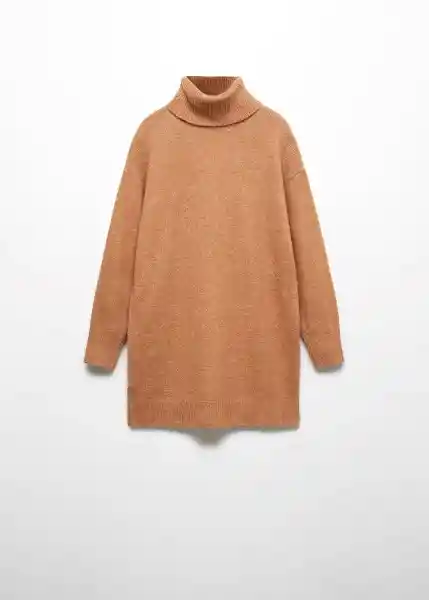 Vestido Taldora Camel Talla L Mujer Mango
