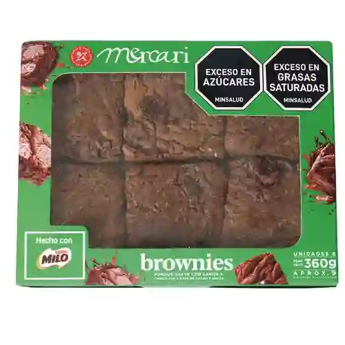 Caja de Brownies de Milo X6
