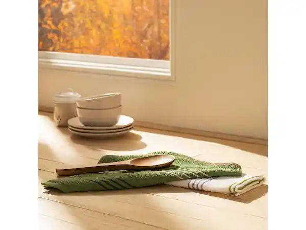 Set Paño Cocina Terry Verde Casaideas