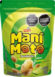 Mani Moto Maní Recubierto Con Harina de Trigo Sabor Limón 170 g