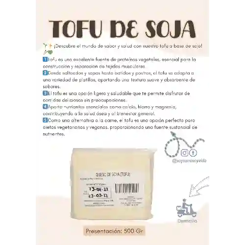 Tofu de Soja *500Gr