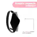 Bolso Hobo Charol Negro Miniso
