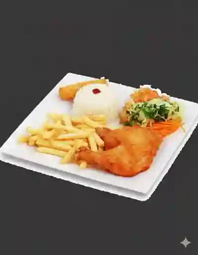 Bandeja con Pollo