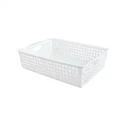 Organizador Plástico Blanco L Miniso