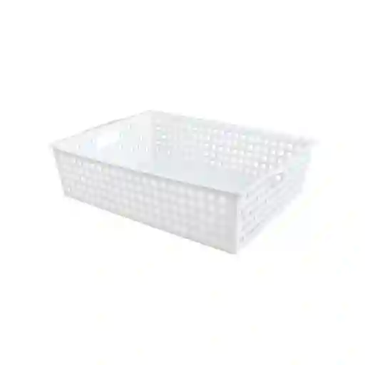 Organizador Plástico Blanco L Miniso