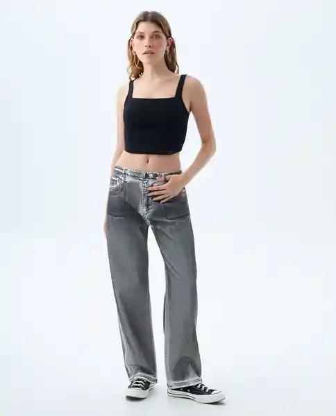 Pantalón Mujer Gris Talla 10 639f002 Americanino