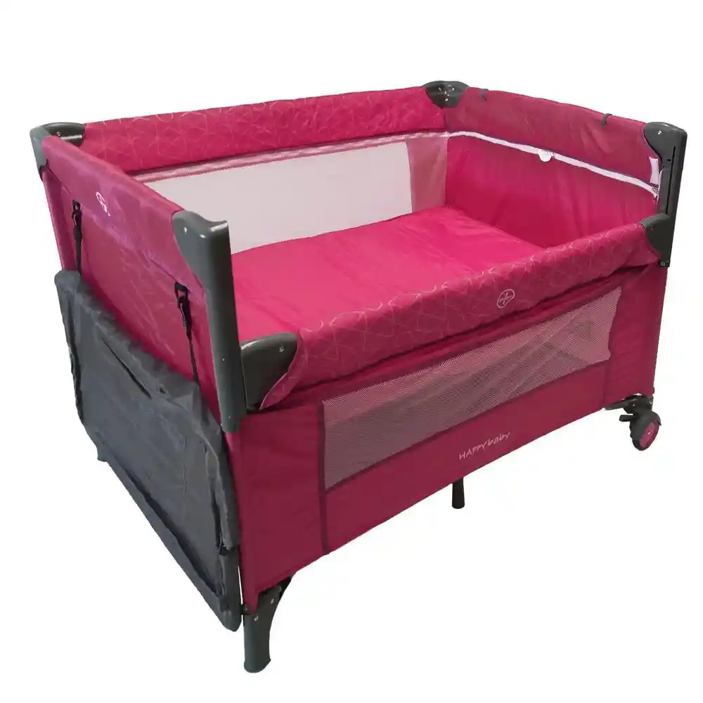 Happybaby Cuna Corral Winter Rosa