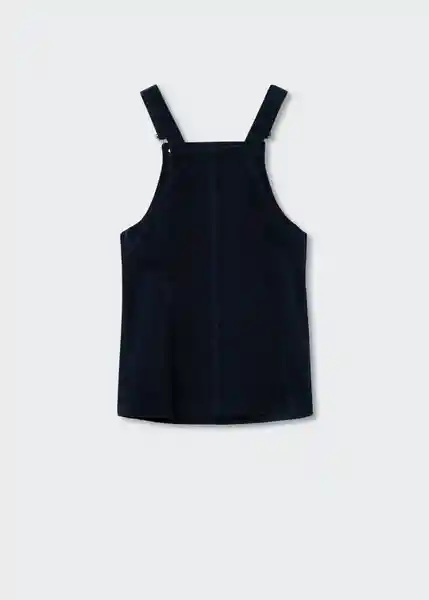 Vestido Uva Navy Talla 10 Niñas Mango