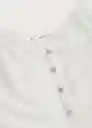 Top Toni Offwhite Talla L Mujer Mango