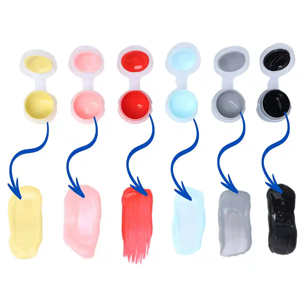 Miniso Kit de Pintura Con Colores y Pinceles Pingüino Graduación