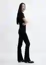 Enterizo Mono Iggy Tejano Negro Talla XS Mujer Mango