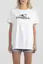 ONeill Camisa Femme Oversized Classic Blanco Talla S