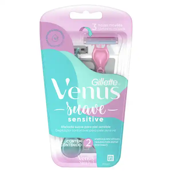 Gillette Venus Máquina de Afeitar Sensitive 