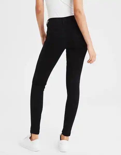 Jean Mujer Negro Talla 2 Long American Eagle 04331439