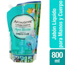 Aromasense Jabón Líquido para Manos y Cuerpo Aqua Bambú